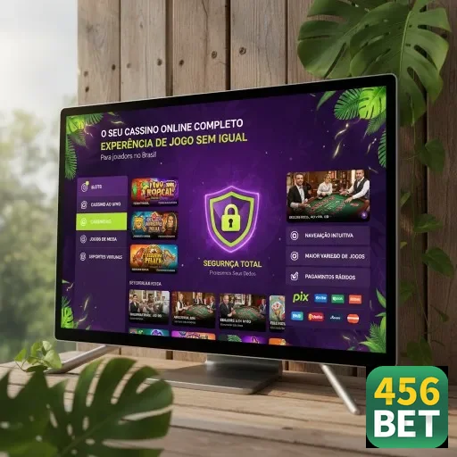 Tela de acesso ao aplicativo VIP da 456bet com jogos e segurança.