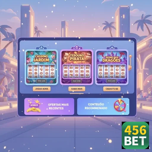 Ofertas de jogos de slots no 456bet com 3 temas.