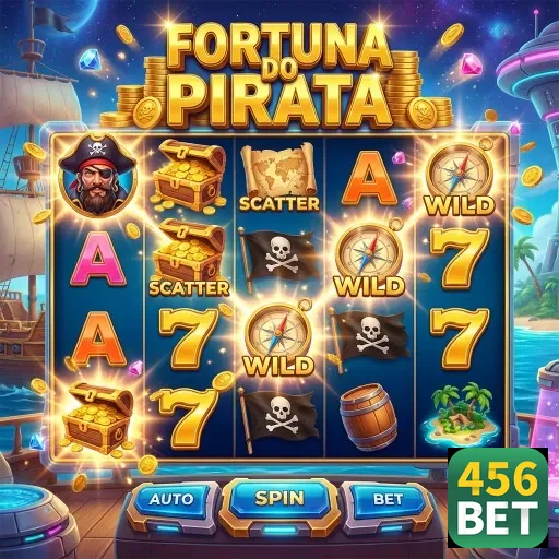 Imagem da slot Fortuna do Pirata no site 456bet.